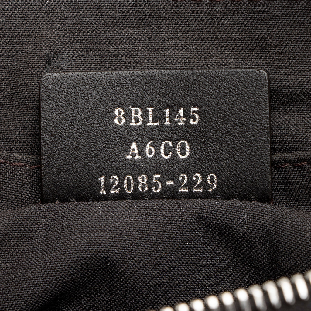 Fendi Calfskin FF Embossed By The Way Mini Boston Bag