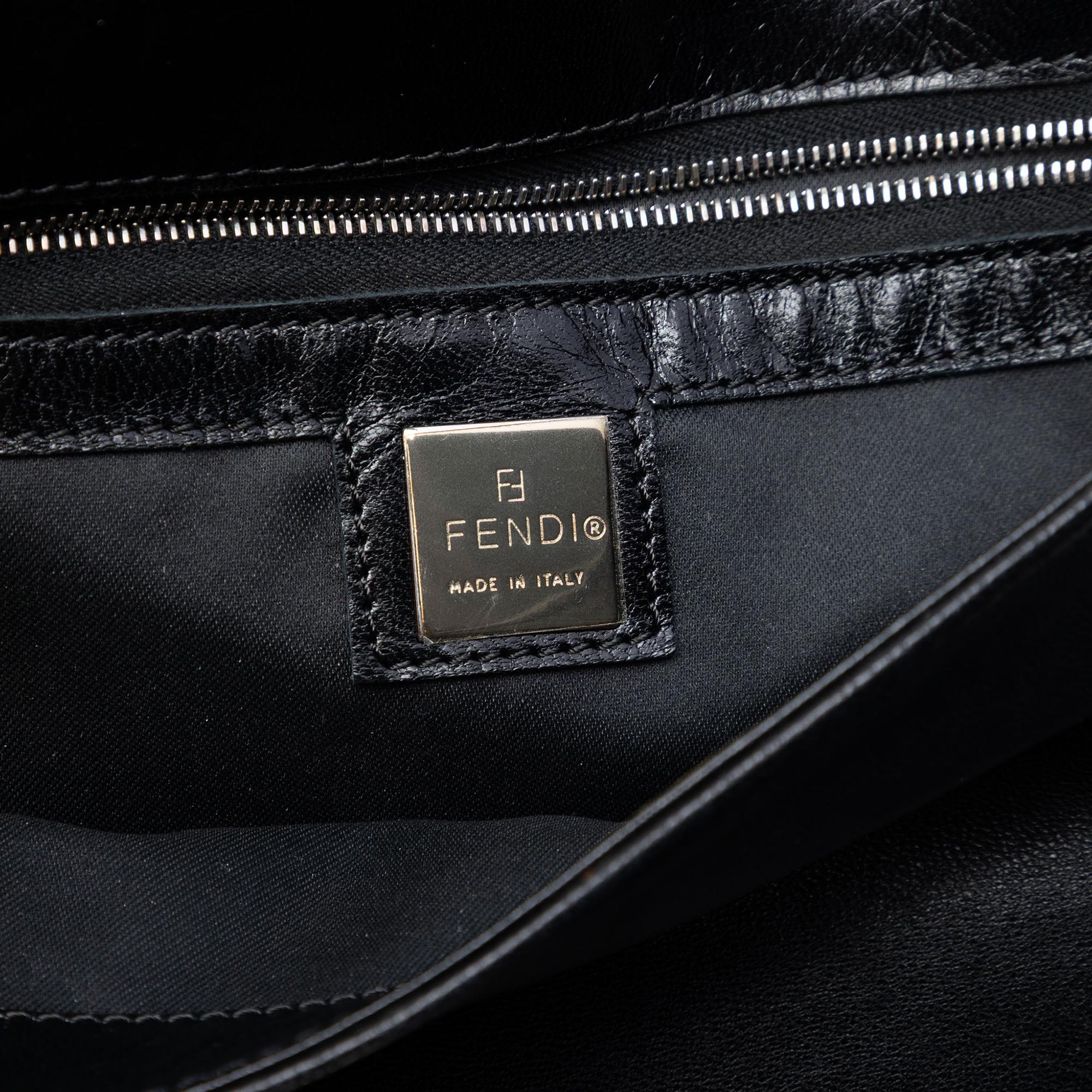 Fendi Calfskin FF Shoulder Bag