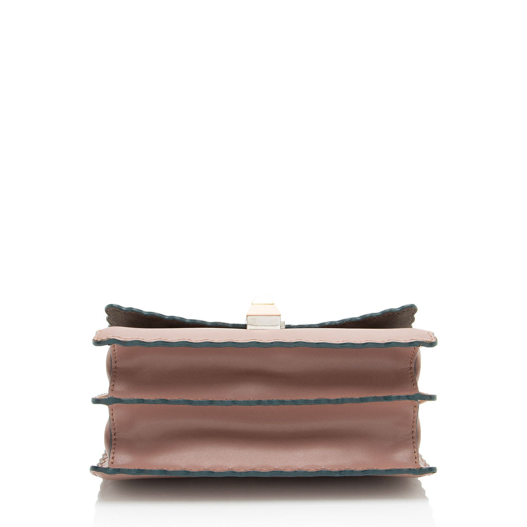 Fendi Calfskin Kan I Mini Shoulder Bag