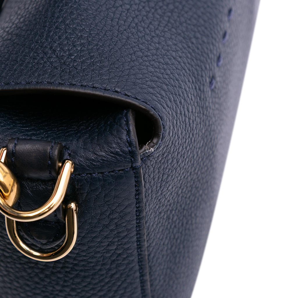 Fendi Calfskin Leather Baguette Satchel