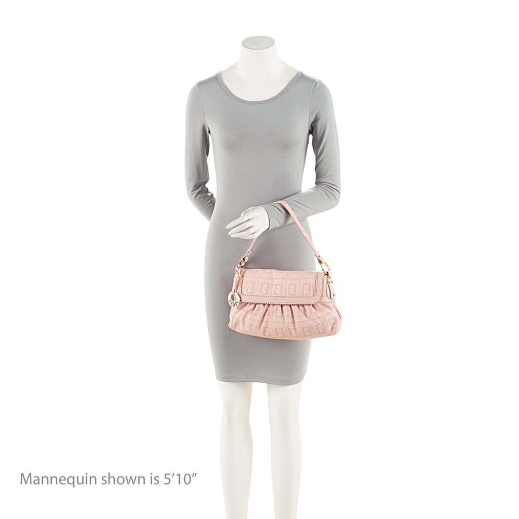 Fendi Perforated FF Calfskin Chef Small Bag