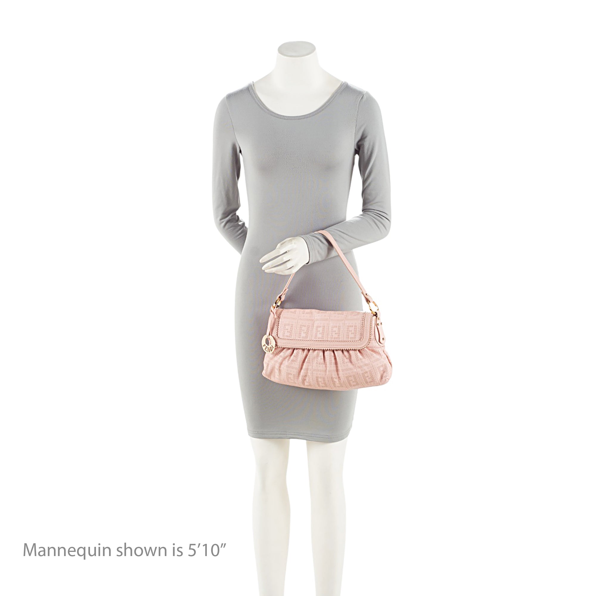 Fendi Perforated FF Calfskin Chef Small Bag