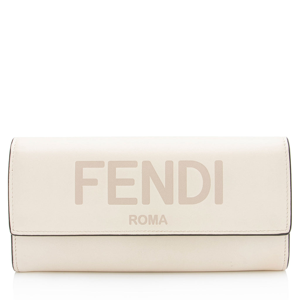 Fendi Calfskin Roma Continental Wallet