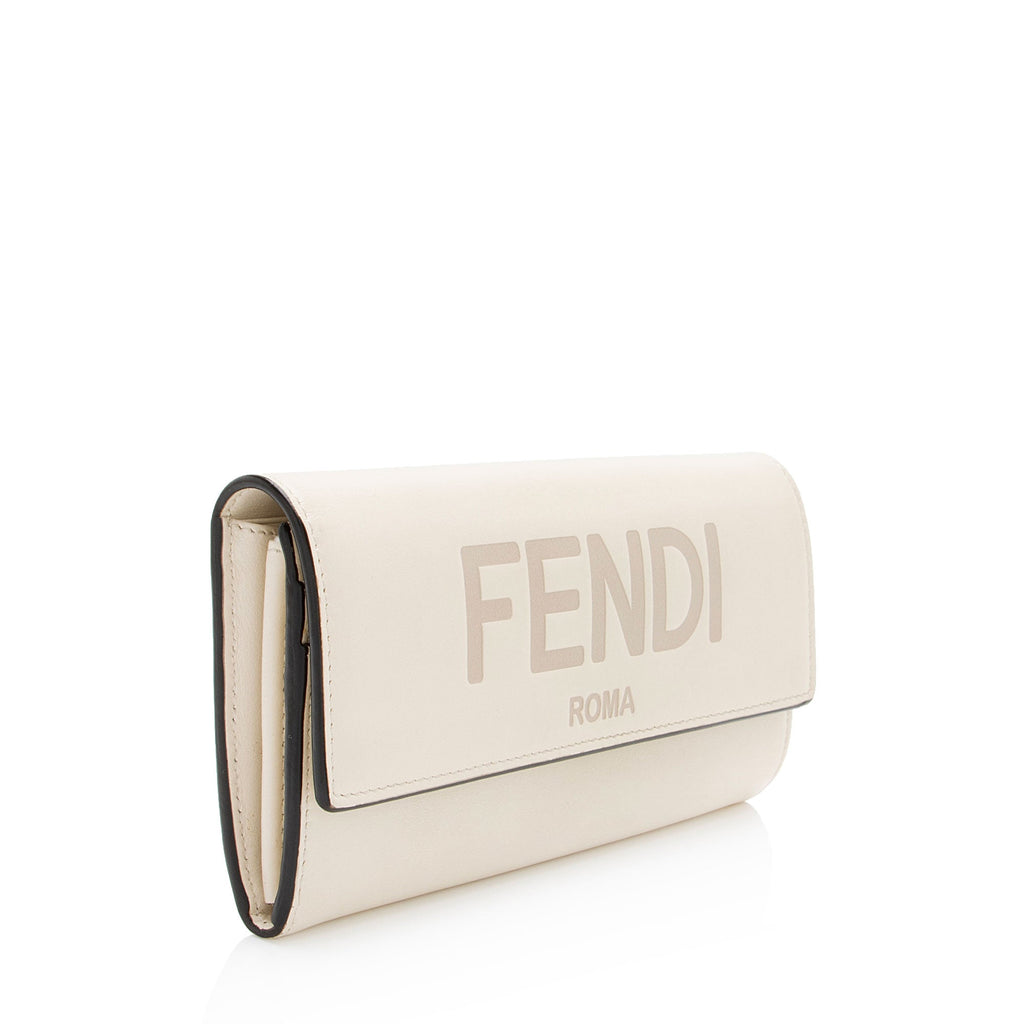 Fendi Calfskin Roma Continental Wallet