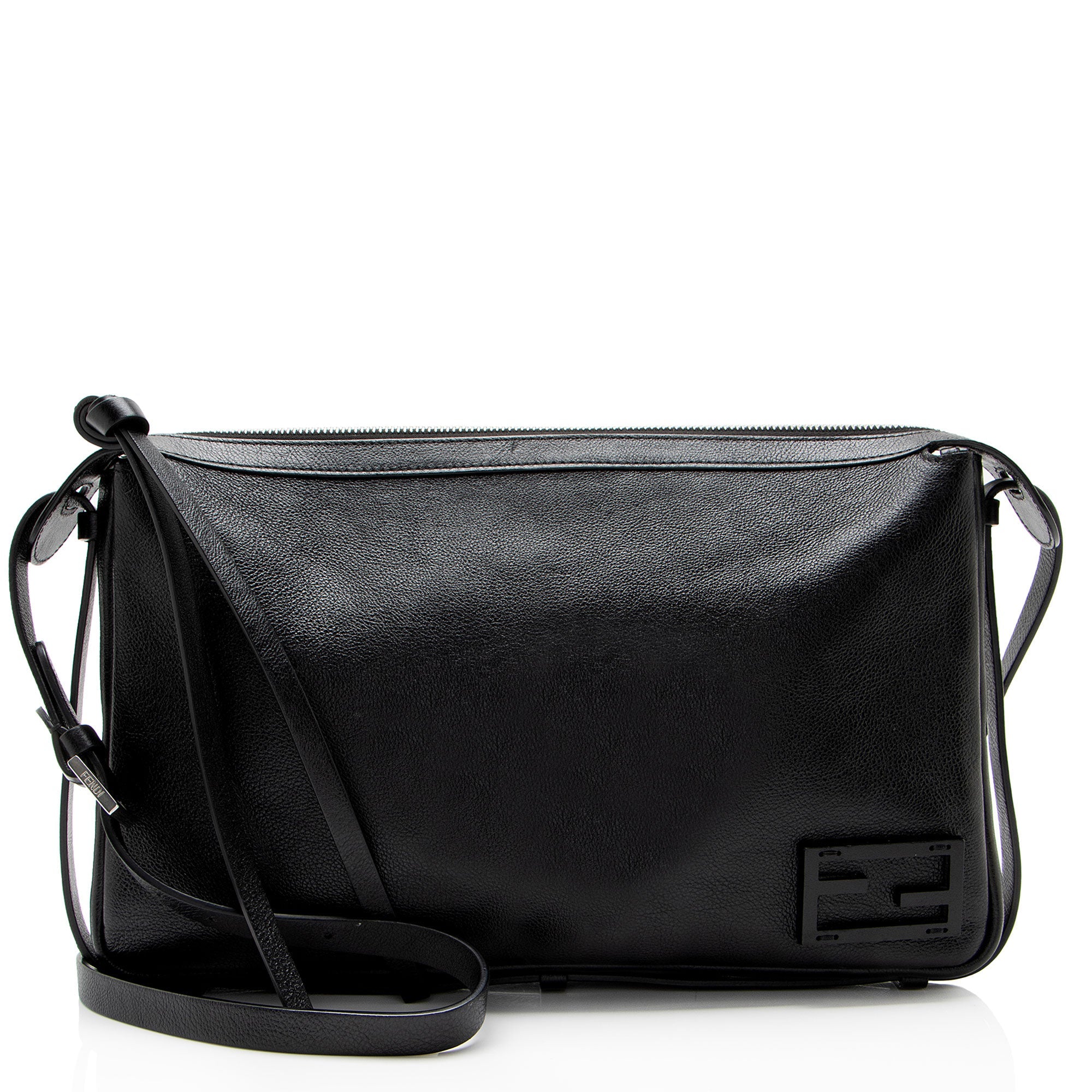 Fendi Calfskin Simply Medium Shoulder Bag