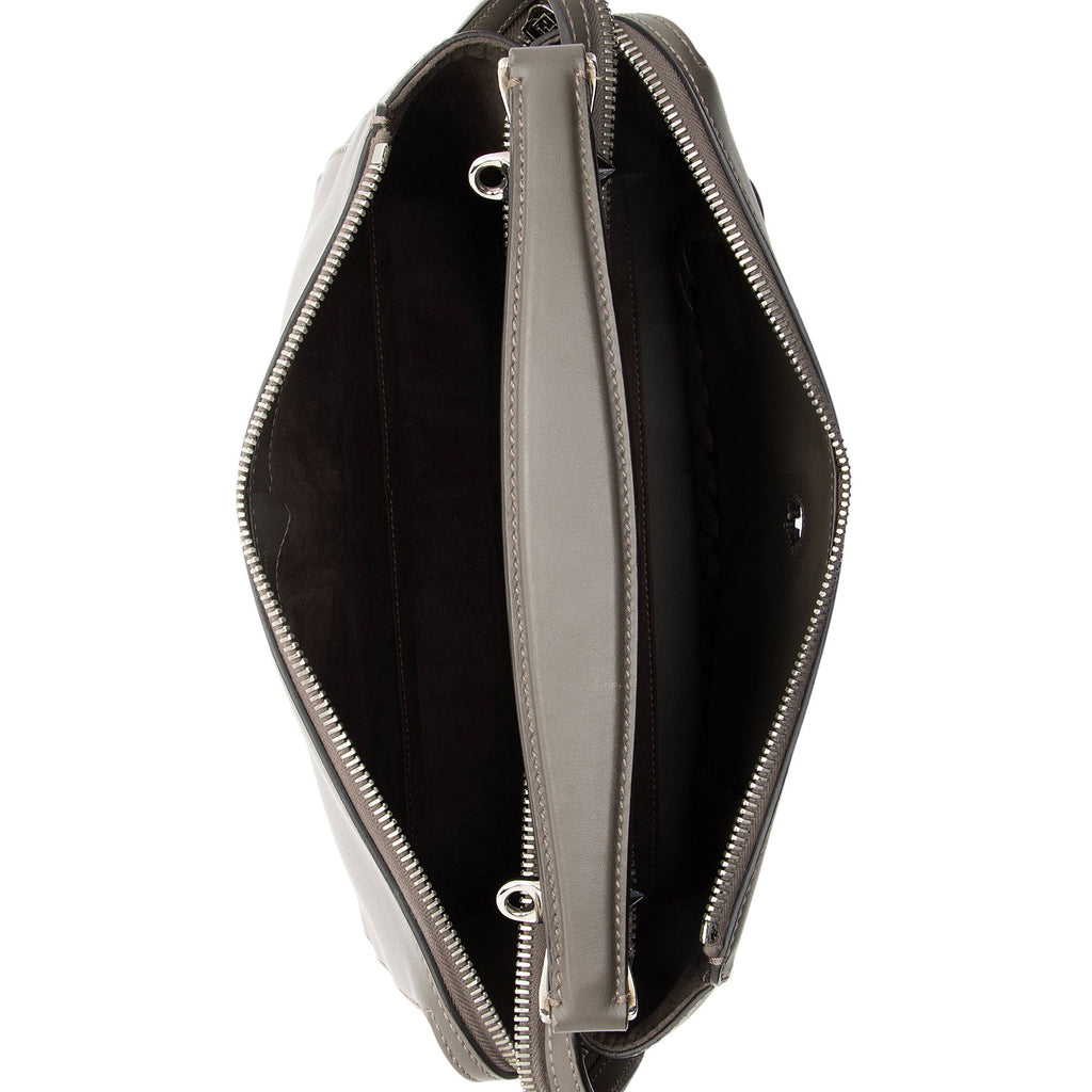 Fendi Calfskin Whipstitch Dotcom Medium Satchel
