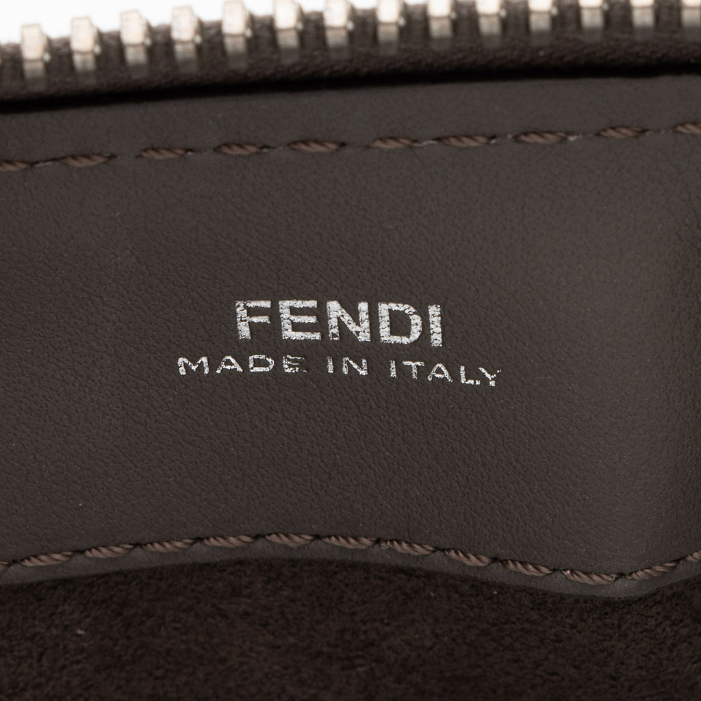 Fendi Calfskin Whipstitch Dotcom Medium Satchel