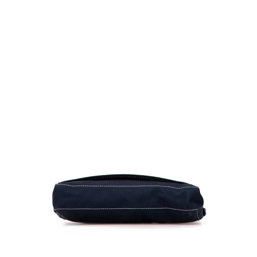 Fendi Canvas FF Marble Baguette Shoulder Bag