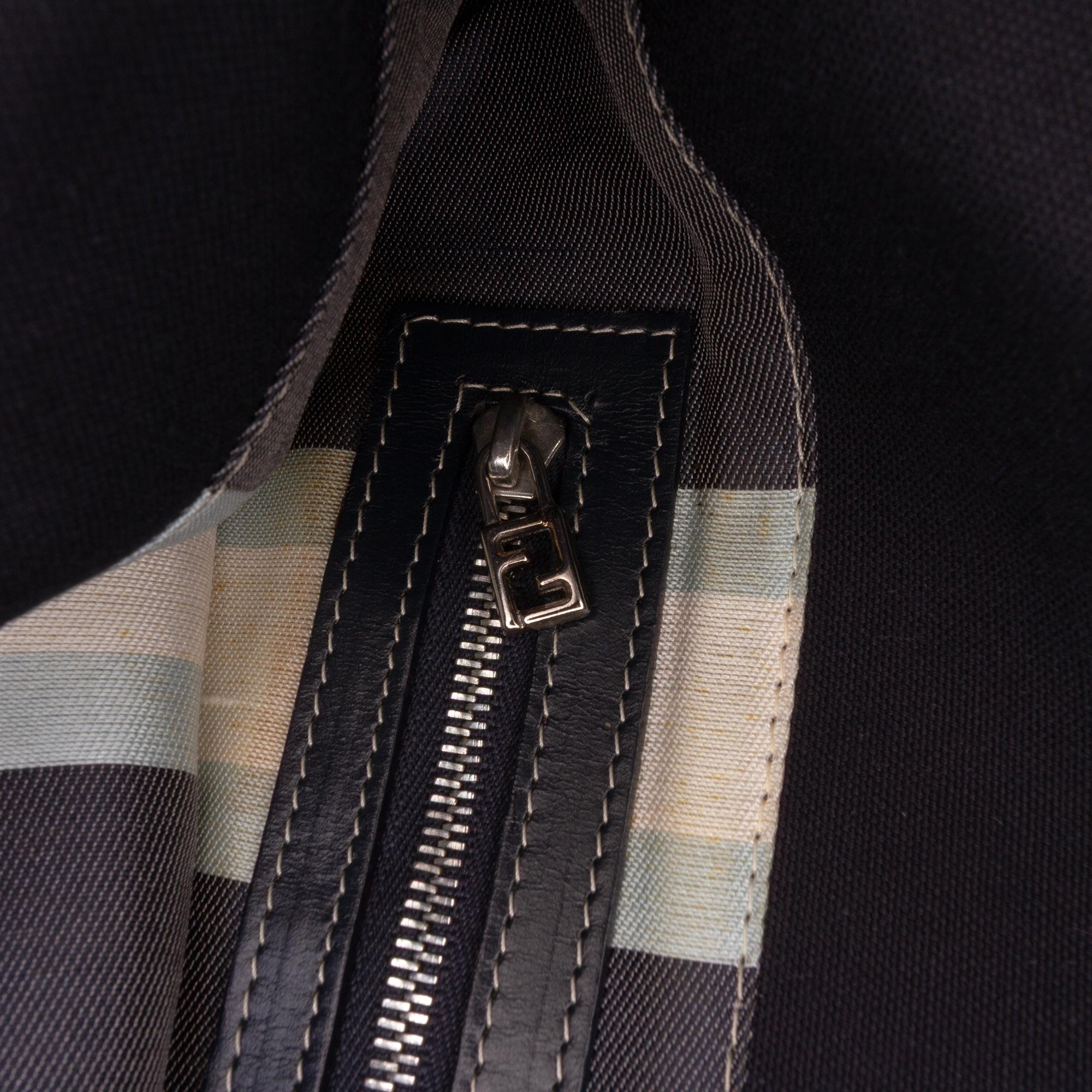 Fendi Canvas FF Marble Double Flap Shoulder Bag