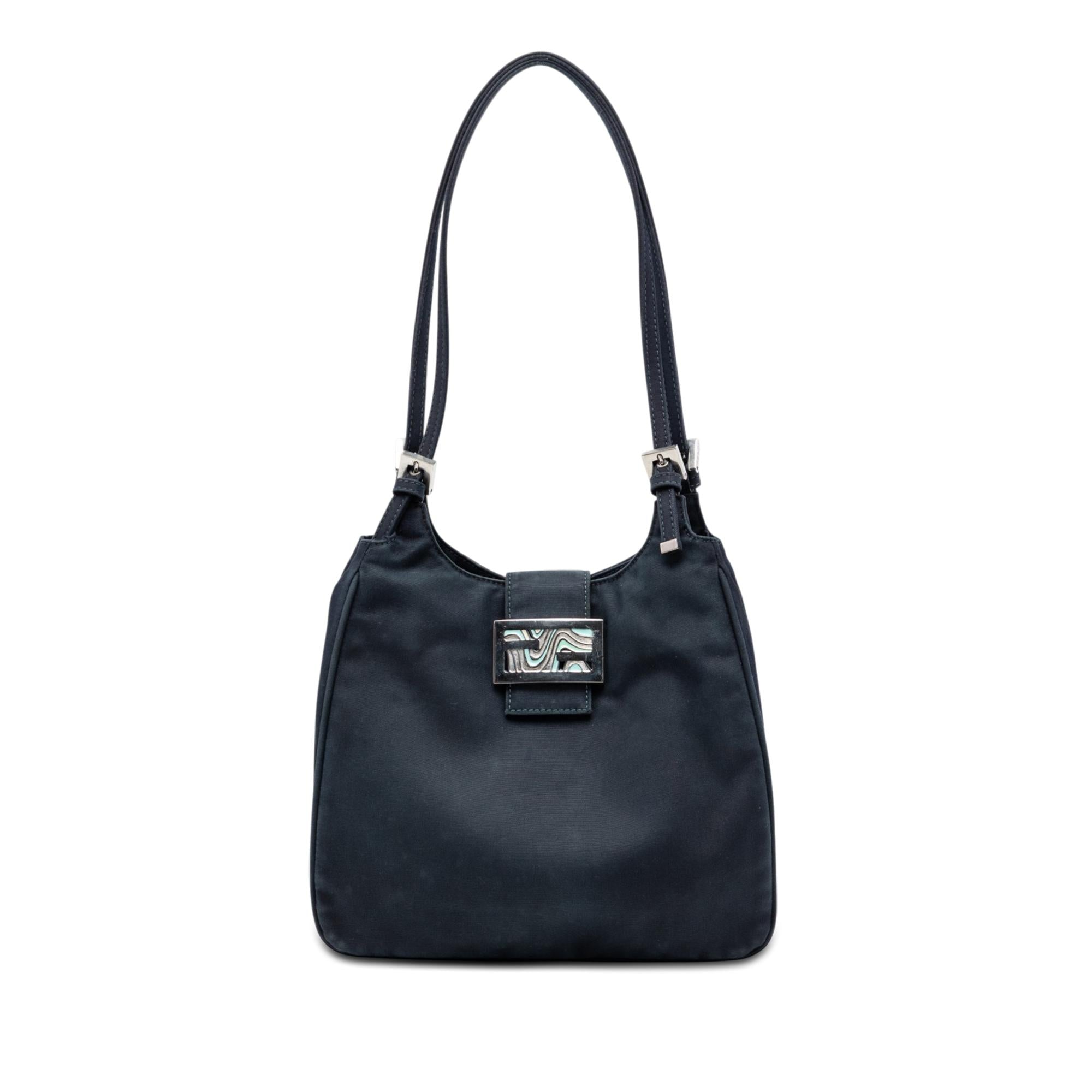 Fendi Canvas FF Marble Shoulder Bag