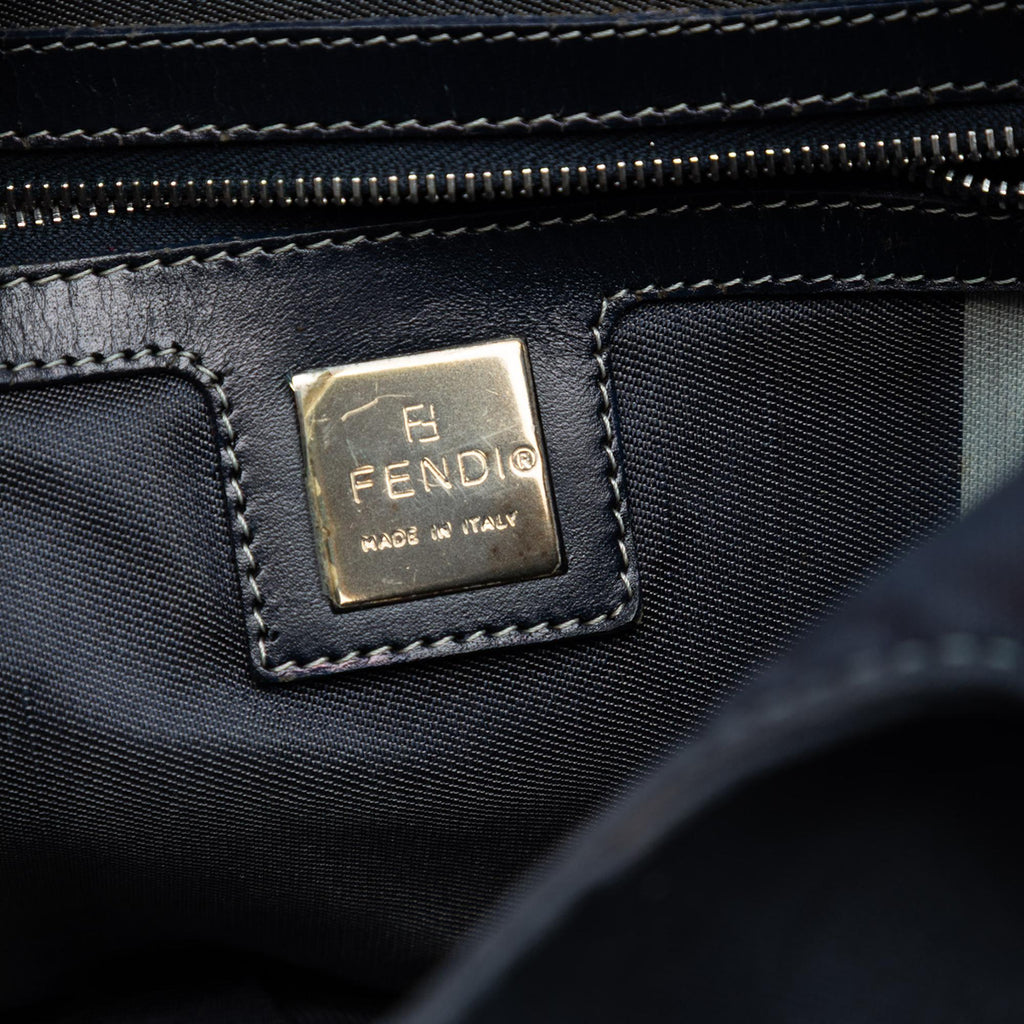 Fendi Canvas FF Marble Shoulder Bag