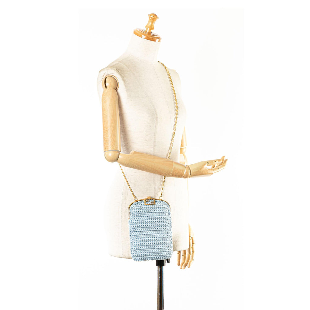 Fendi Crochet Baguette Phone Bag (SHG-MmCVjm)