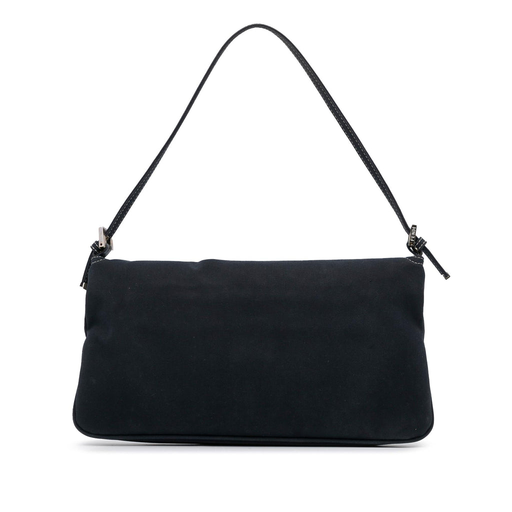 Fendi Denim Double Flap Baguette (SHG-j7tZH1)