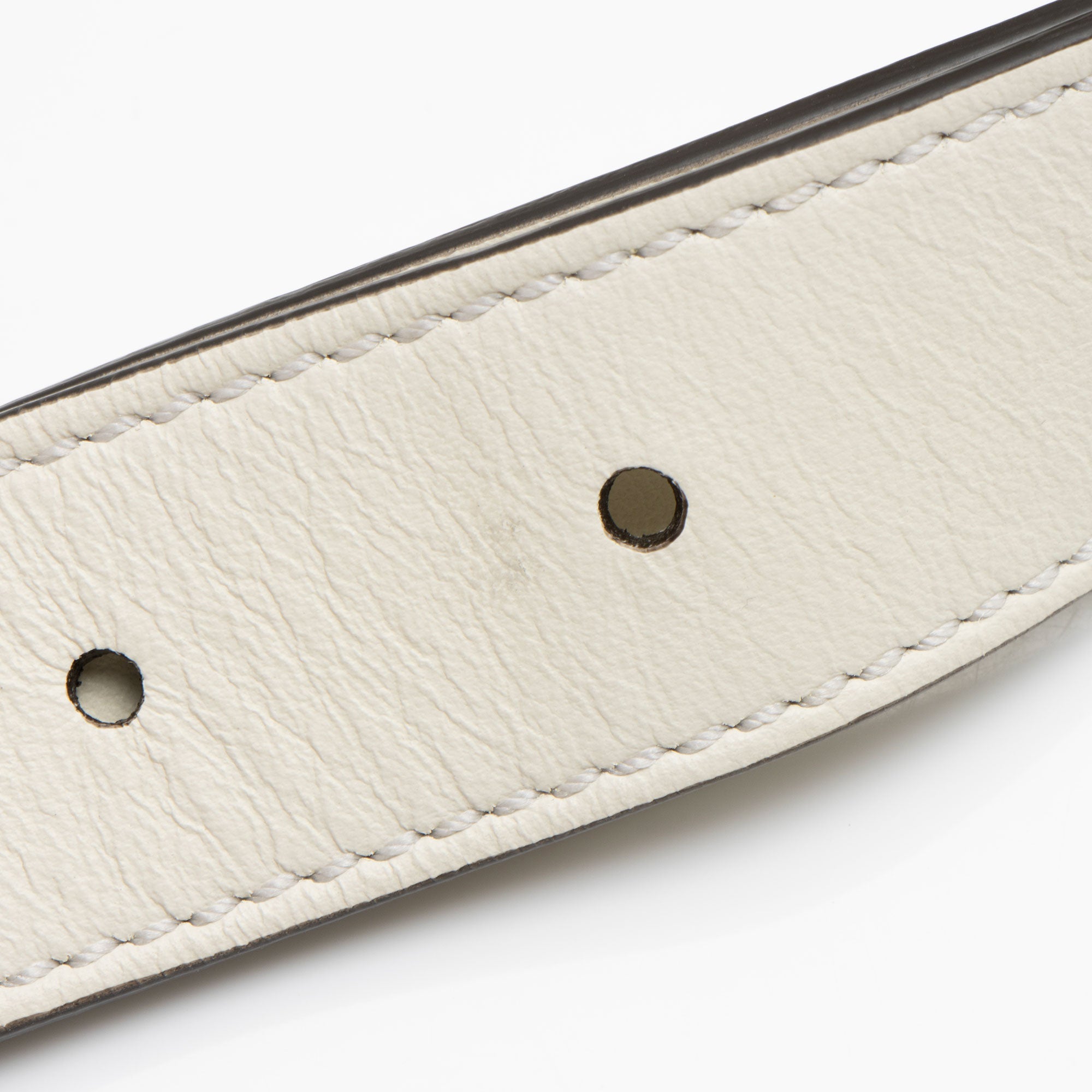 Fendi Embossed Vitello Logo Small Belt Bag