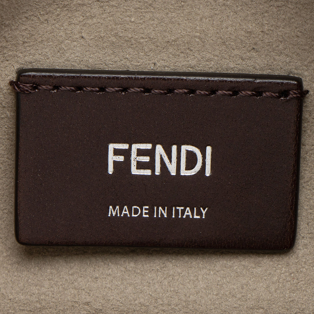 Fendi Embossed Vitello Logo Small Belt Bag