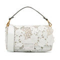 Fendi Embroidered Lace Baguette Satchel (SHG-iD9Gxu)