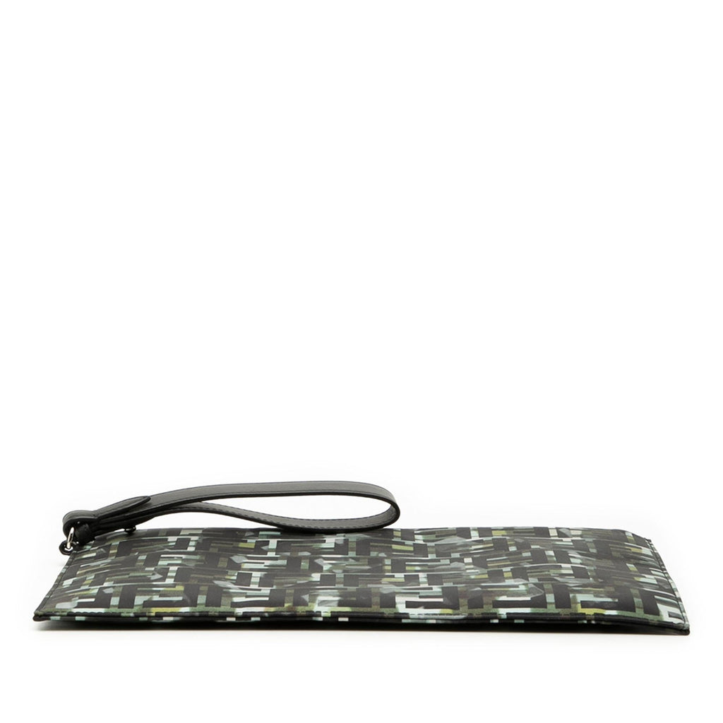 Fendi FF 1974 Nylon Camouflage Wristlet Pouch