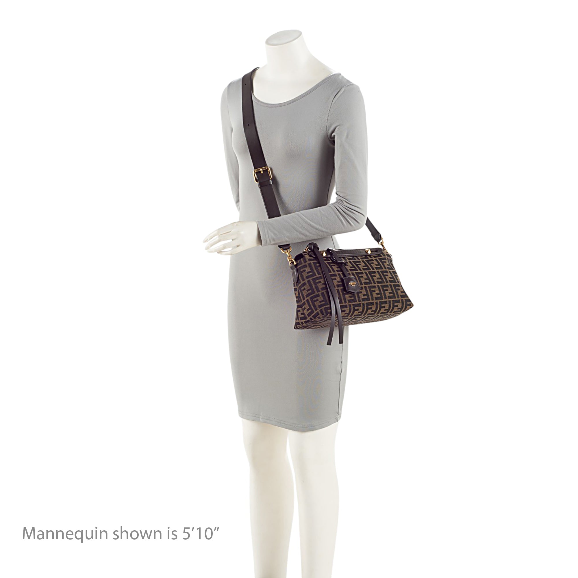 Fendi FF Canvas By The Way Soft Medium Boston Bag