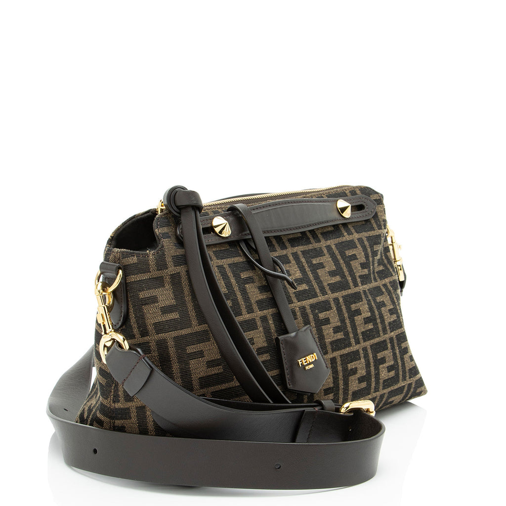 Fendi FF Canvas By The Way Soft Medium Boston Bag