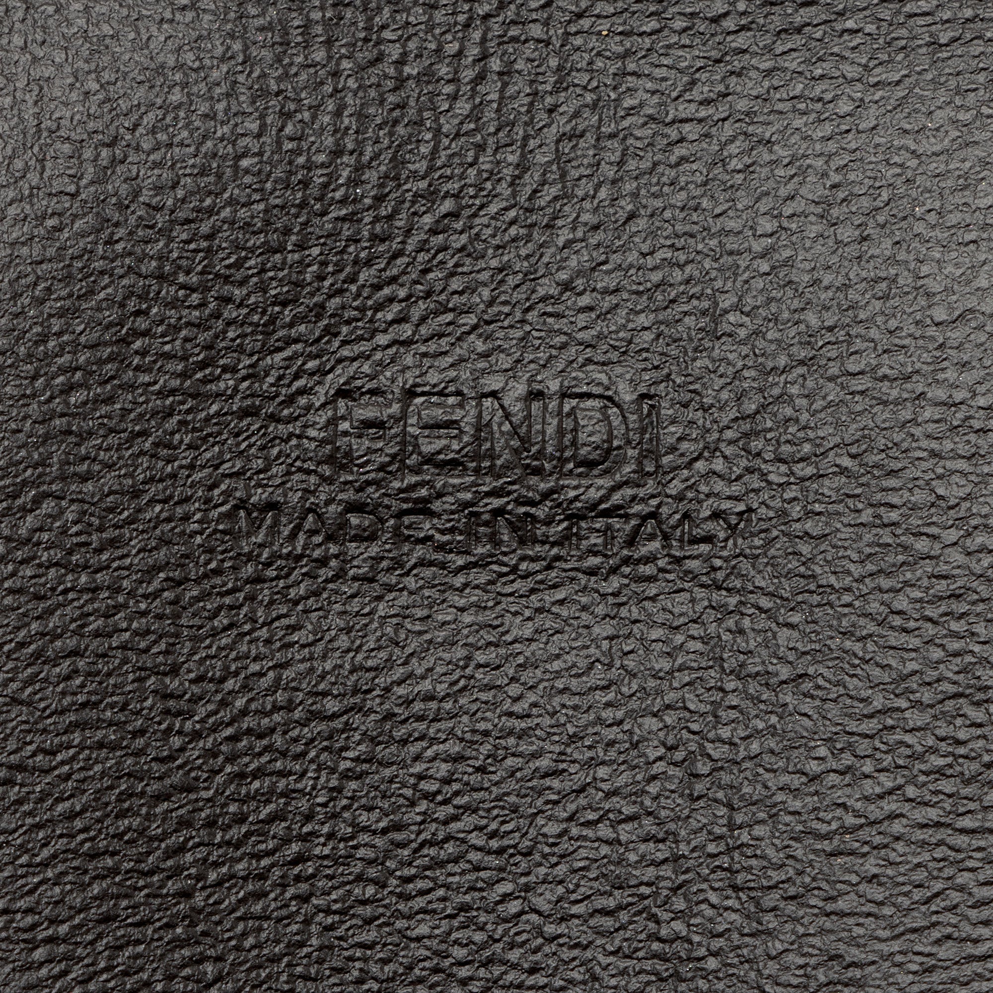 Fendi FF Embossed Calfskin 1974 Envelope Pouch (SHF-qYNeEa)