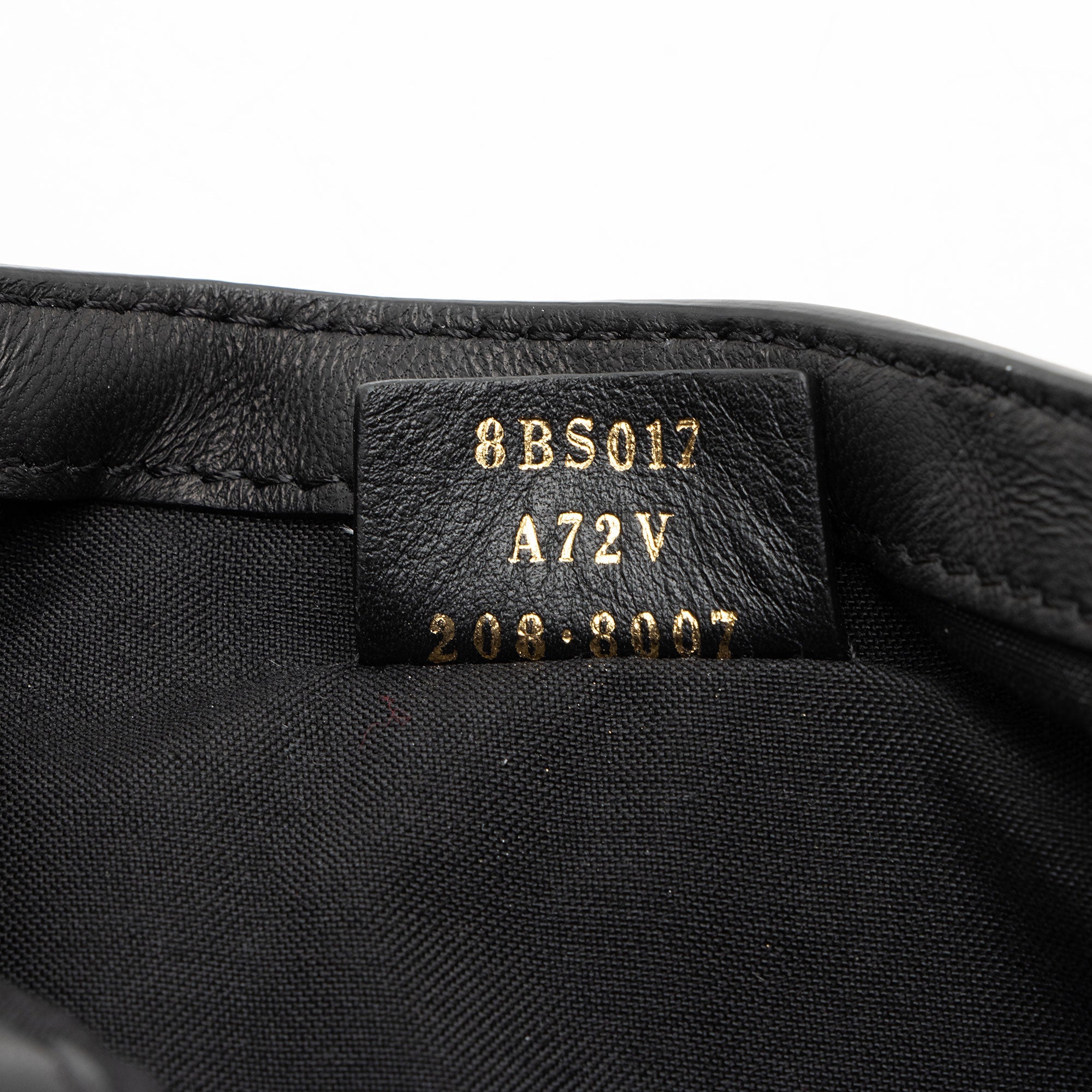Fendi FF Embossed 1974 Mini Baguette Shoulder Bag
