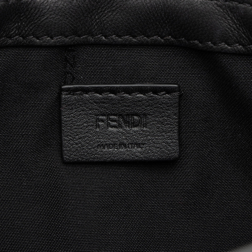 Fendi FF Embossed 1974 Mini Baguette Shoulder Bag