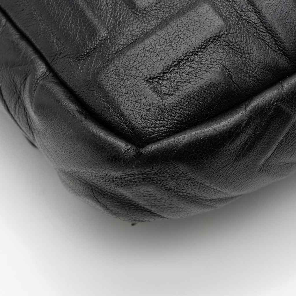 Fendi FF Embossed 1974 Mini Baguette Shoulder Bag