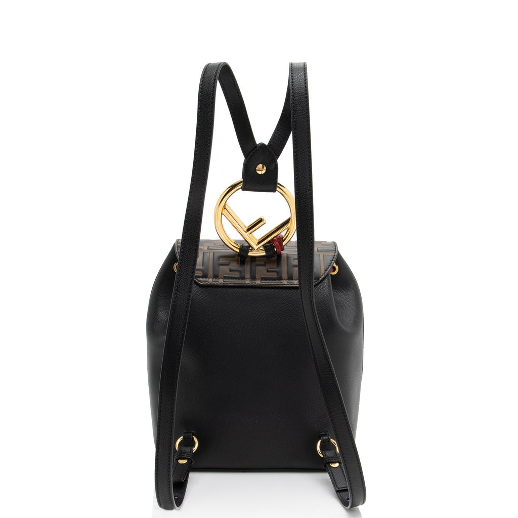 Fendi FF Embossed Calfskin Cruise Bico Backpack