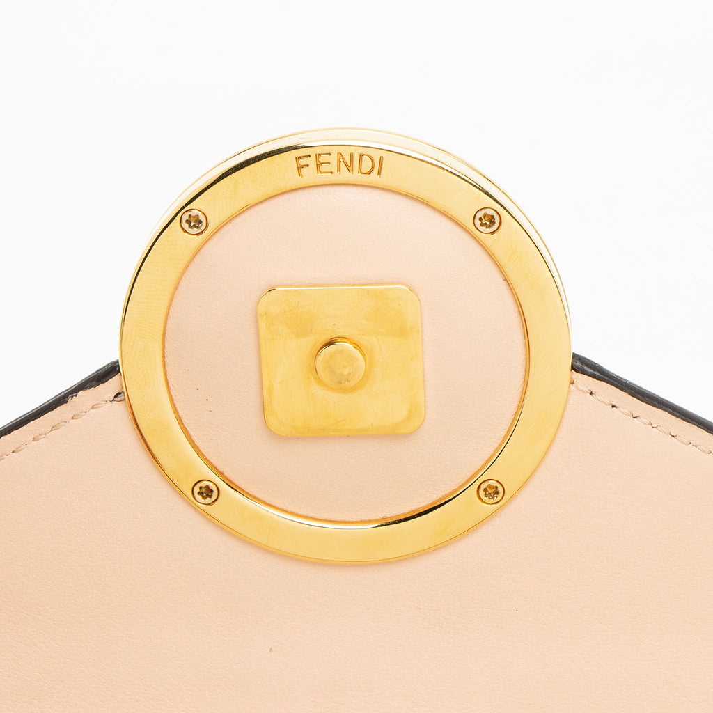 Fendi FF Embossed Calfskin FF Crossbody