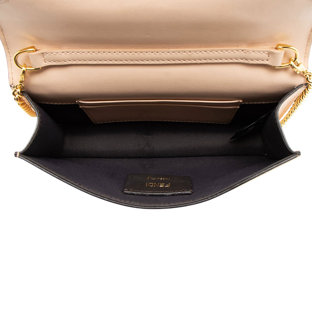 Fendi FF Embossed Calfskin FF Crossbody