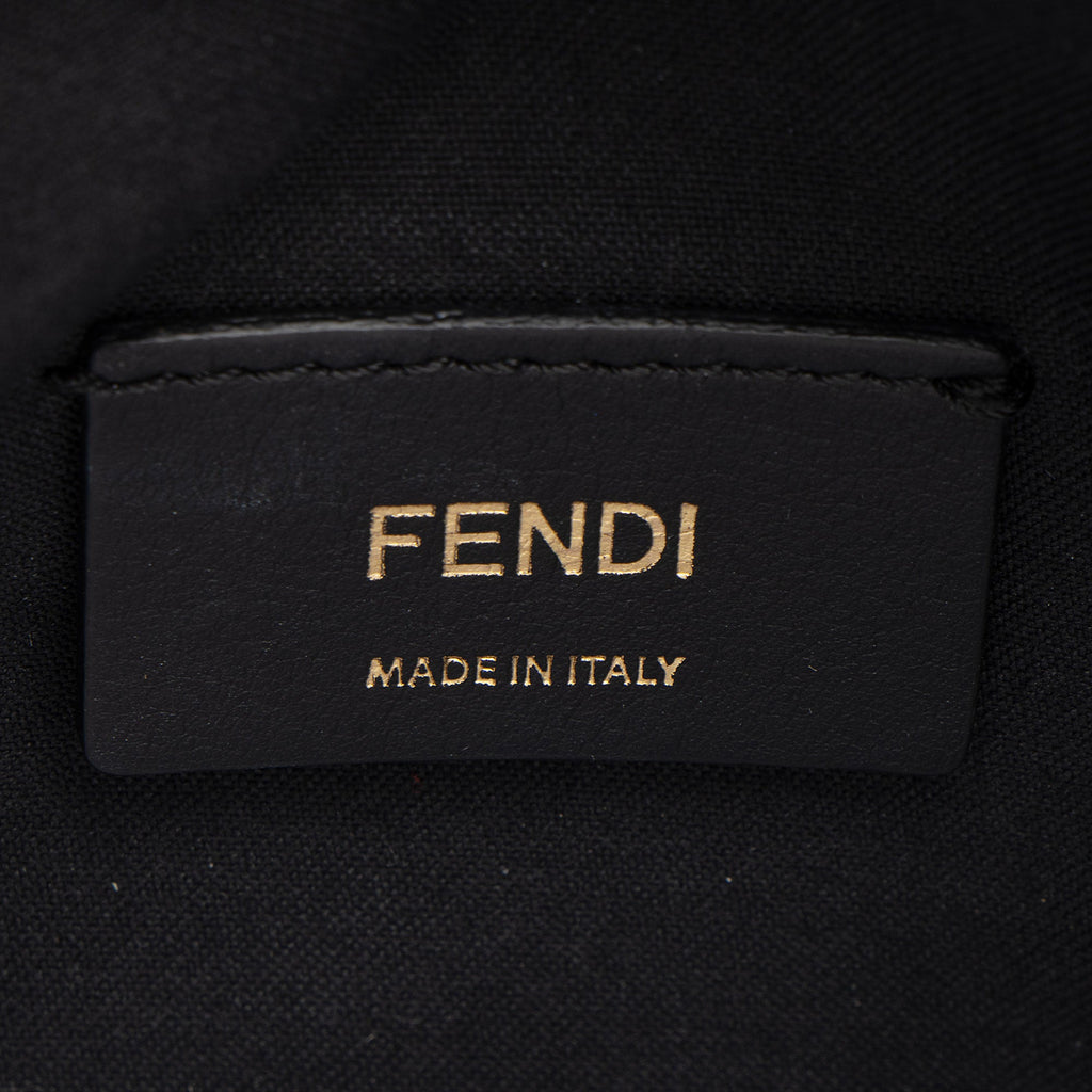 Fendi FF Embossed Calfskin Mini Camera Bag