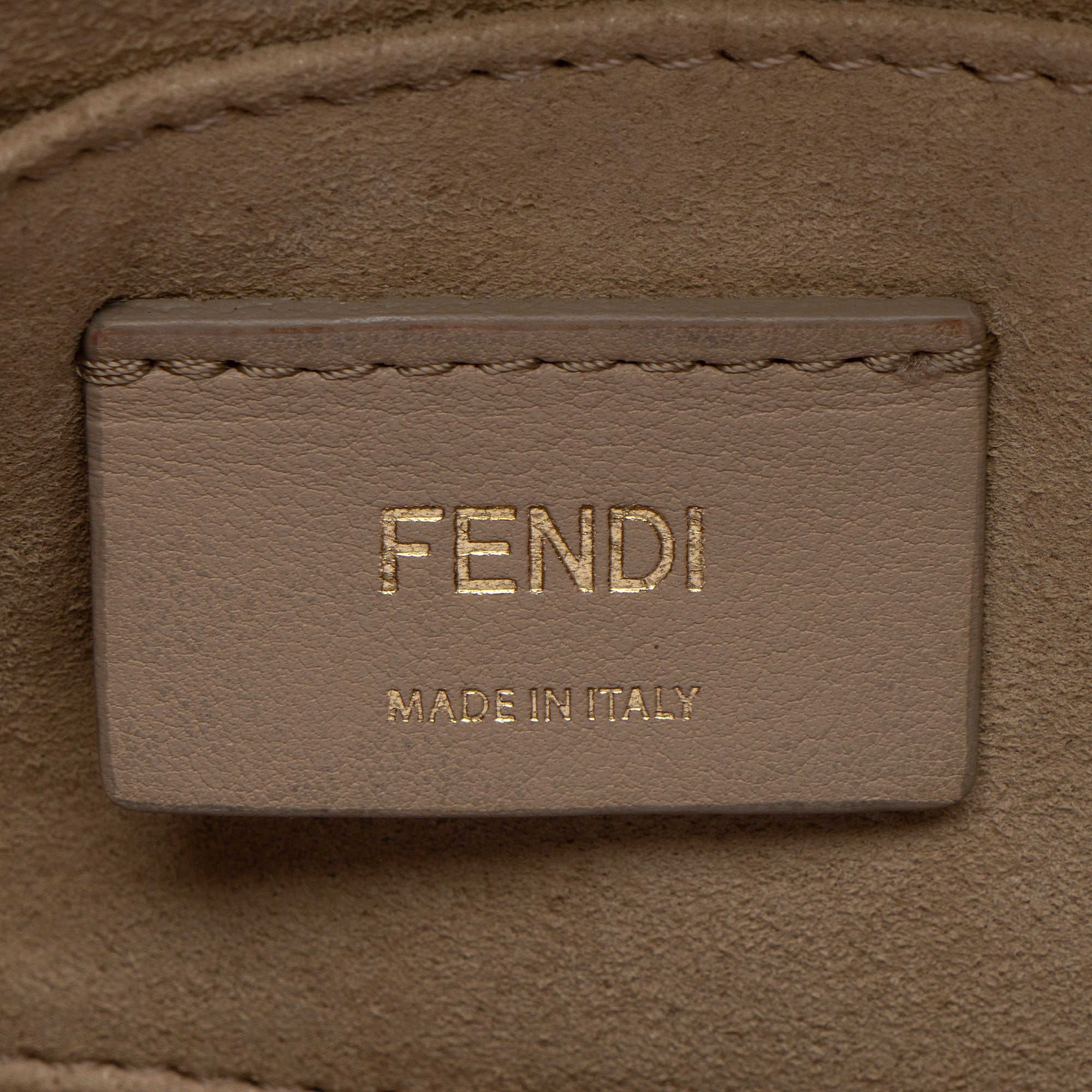 Fendi FF Embossed Kan U Small Shoulder Bag (SHF-ZyKjEu)