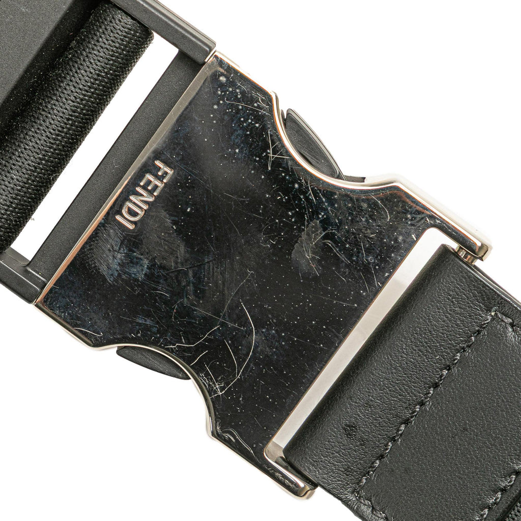 Fendi FF Embossed Leather 1974 Crossbody