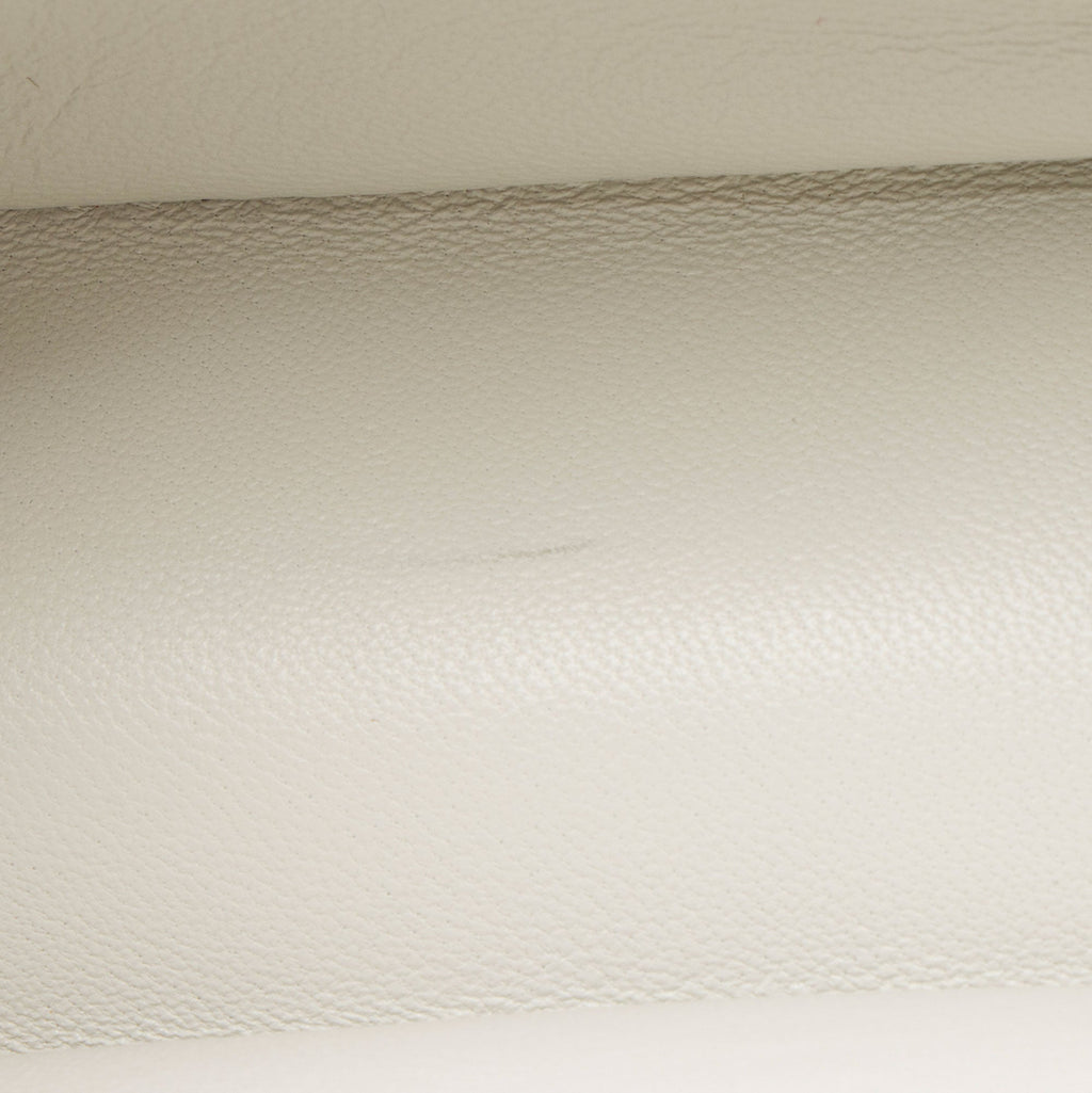 Fendi FF Embossed Leather Midi Baguette