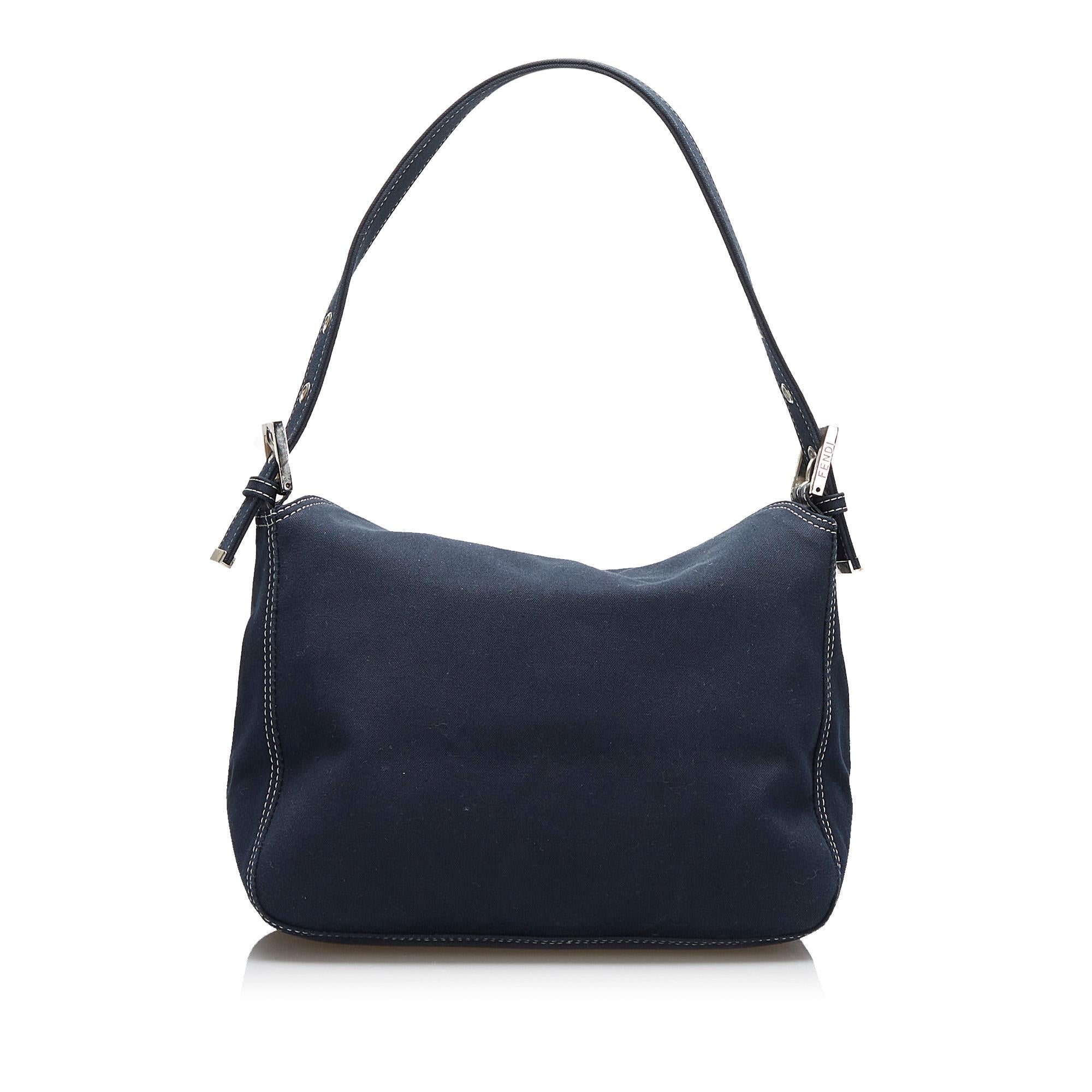 Fendi FF Marble Logo Shoulder Bag (SHG-FeEgbf)