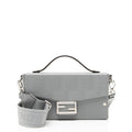 Fendi FF Shadow Vitello Soft Trunk Baguette