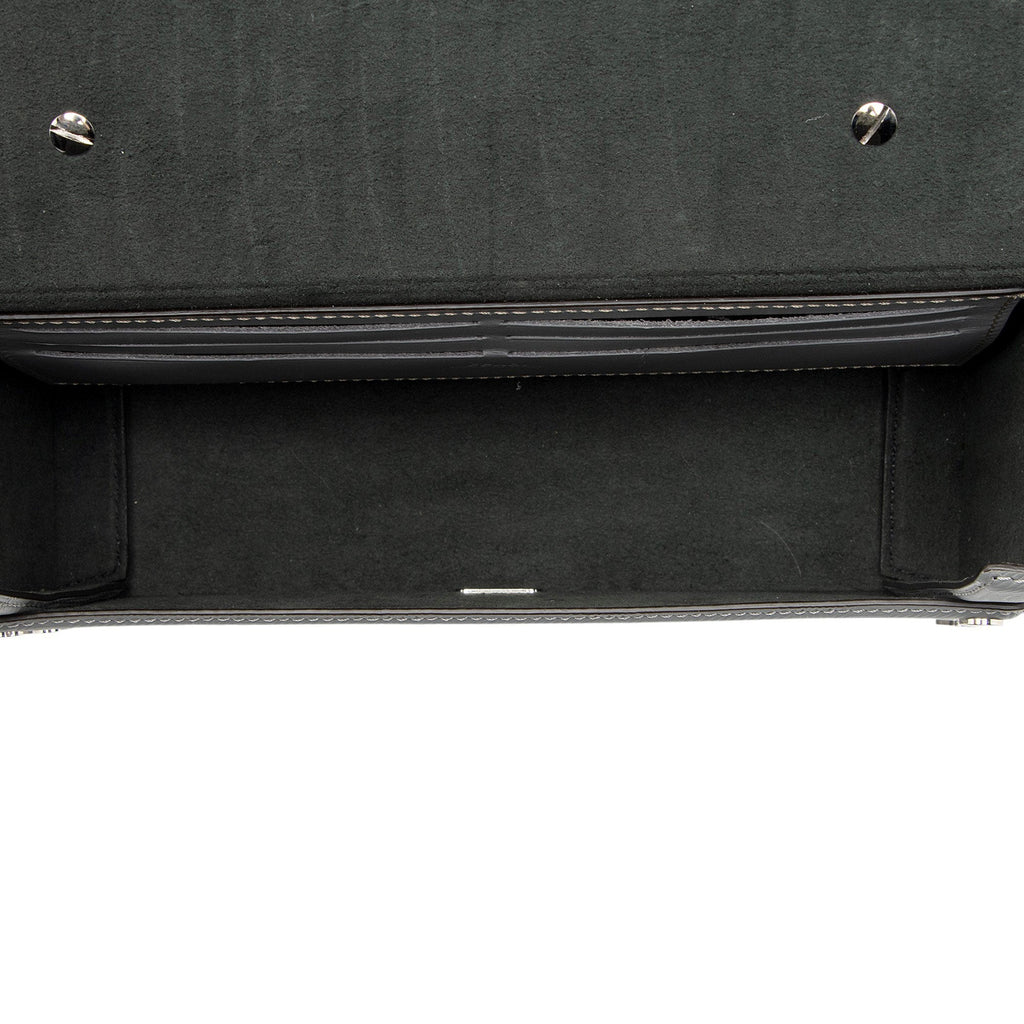 Fendi FF Shadow Vitello Soft Trunk Baguette