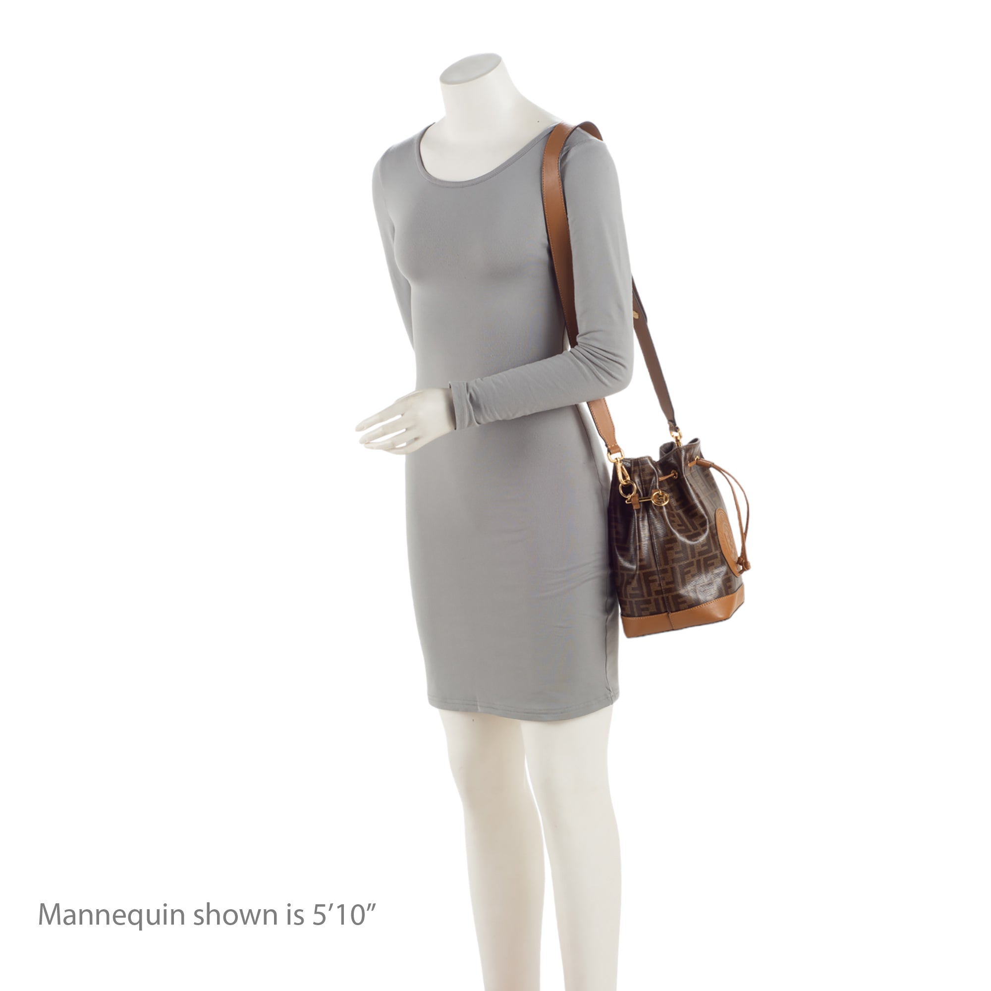 Fendi FF Spalmati Mon Tresor Grande Shoulder Bag
