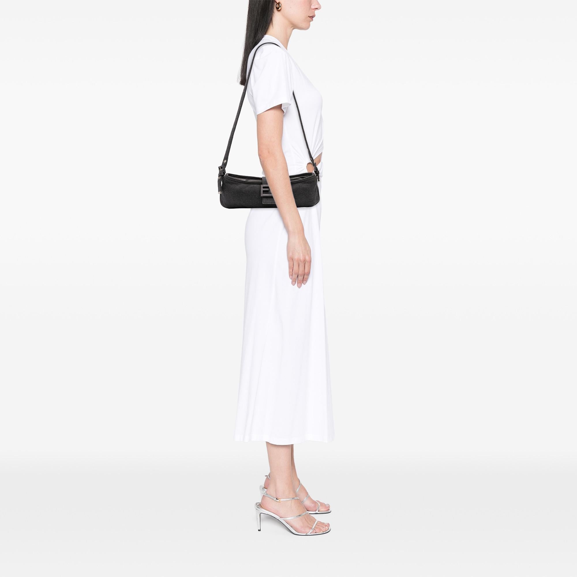 Fendi Jersey Baguette Crossbody