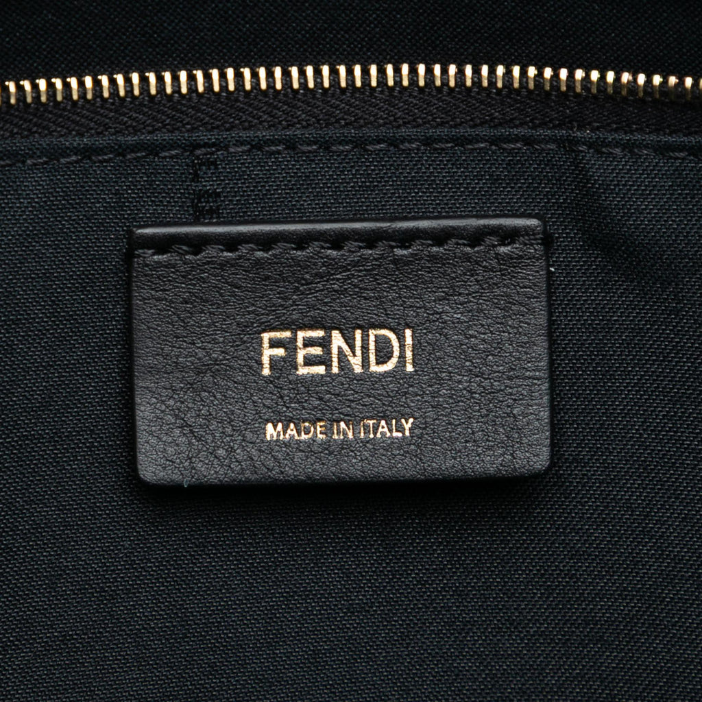 Fendi Joshua Vides Zucca Coated Canvas Cloudy Shopper Satchel