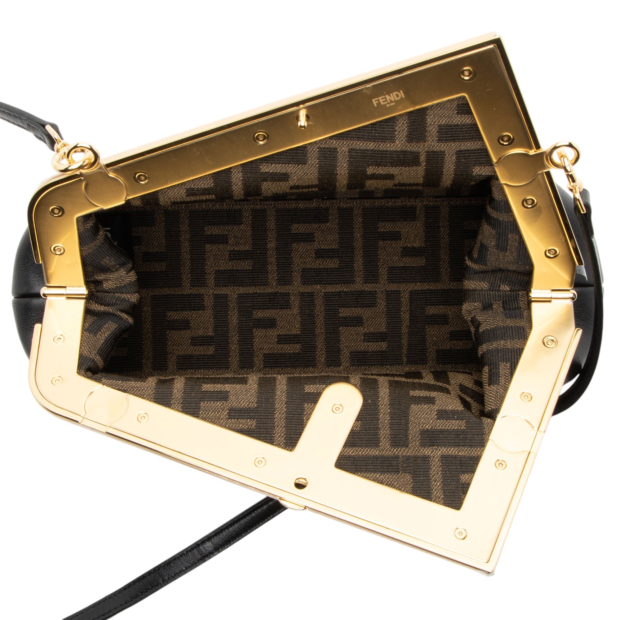 Fendi Lambskin Fendi First Small Shoulder Bag