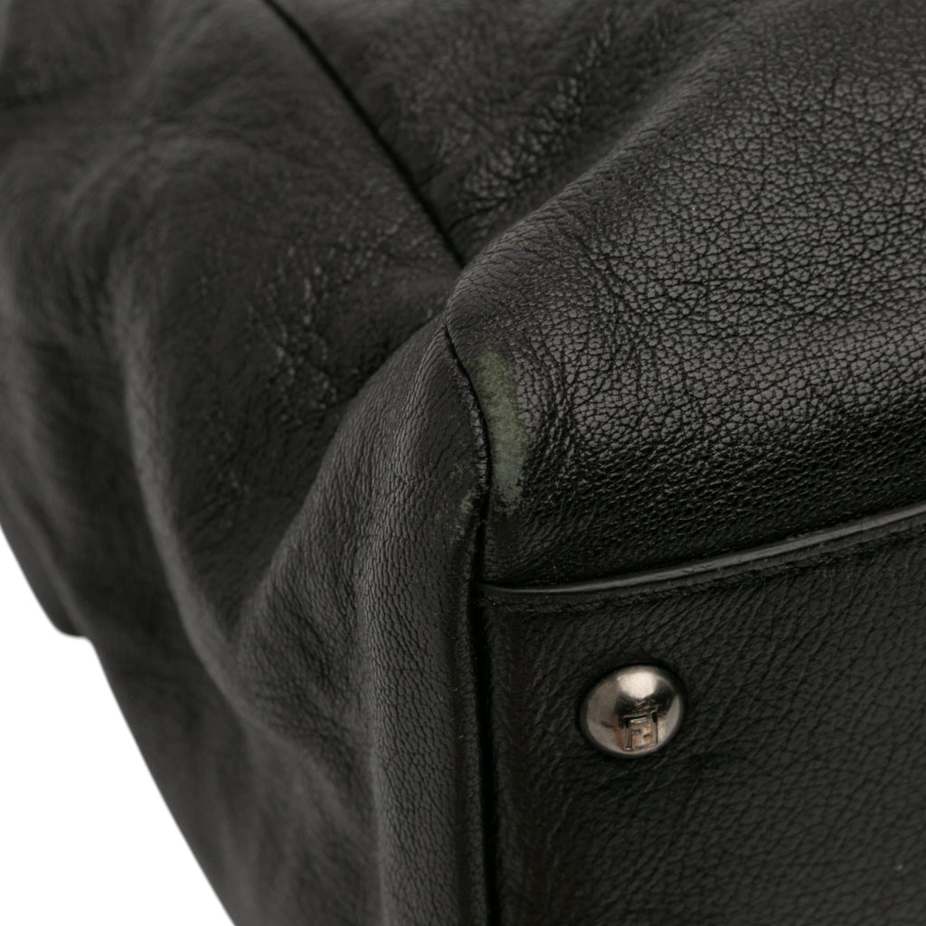 Fendi Large Goatskin Peekaboo Iconic Satchel