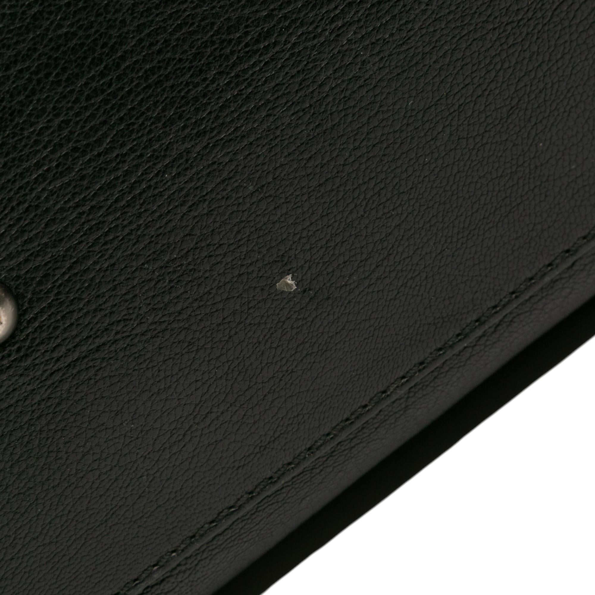 Fendi Large Goatskin Peekaboo Iconic Satchel
