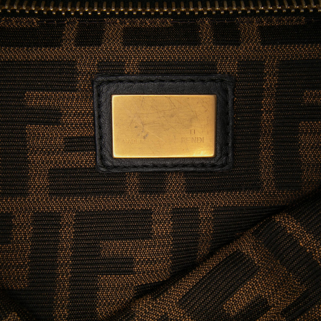 Fendi Large Goatskin Peekaboo Iconic Satchel