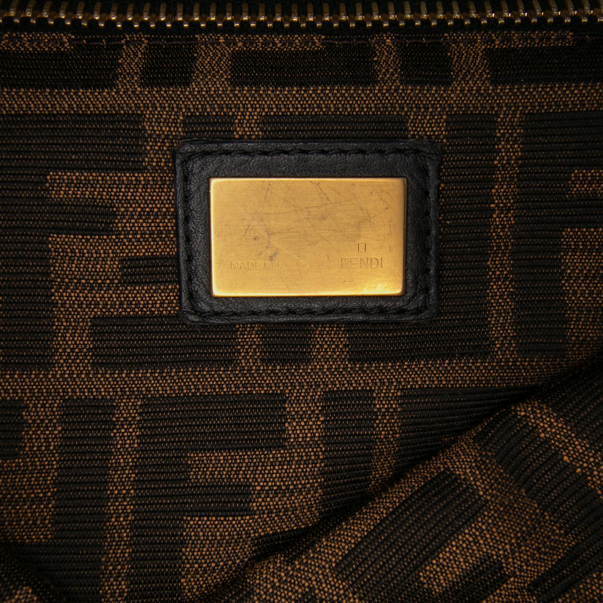 Fendi Large Goatskin Peekaboo Iconic Satchel