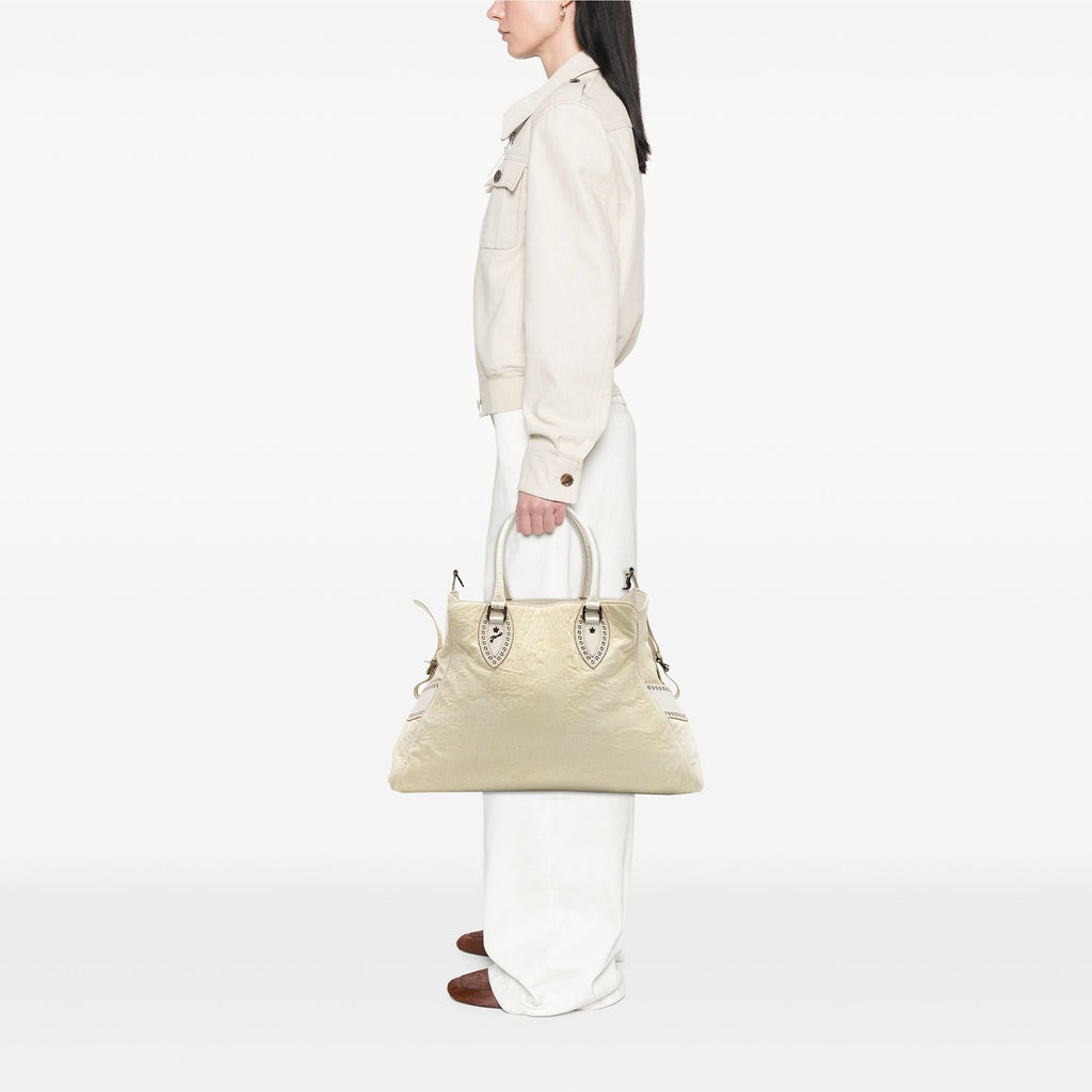 Fendi Large Leather Etniko Du Jour Handbag