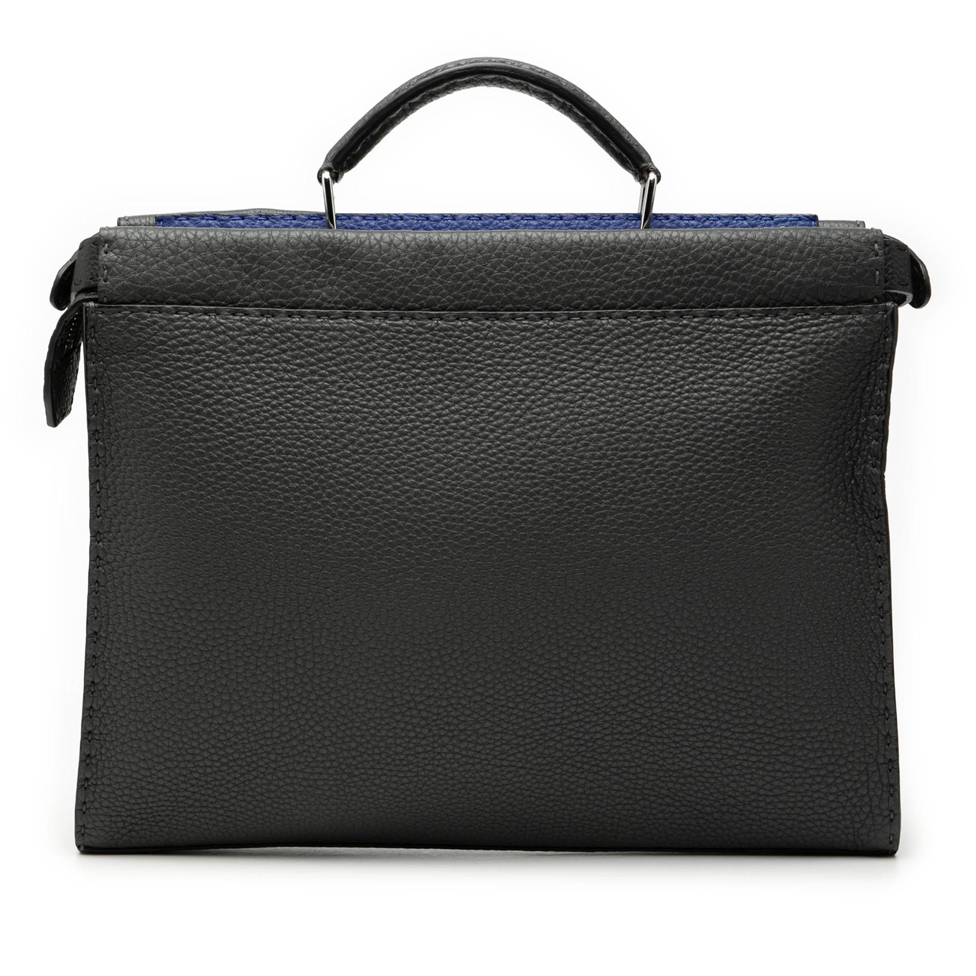 Fendi Large Leather Selleria Peekaboo Iconic Fit Bag