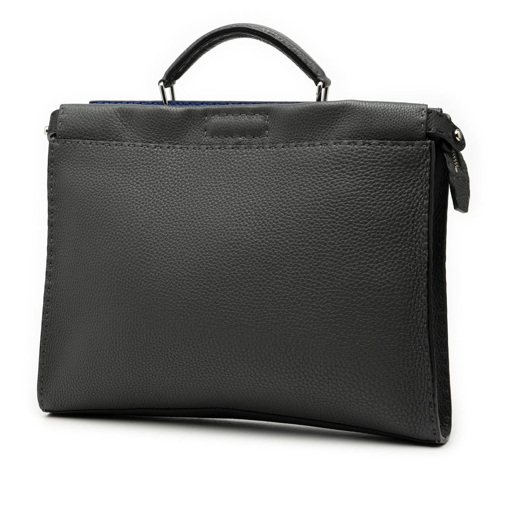 Fendi Large Leather Selleria Peekaboo Iconic Fit Bag