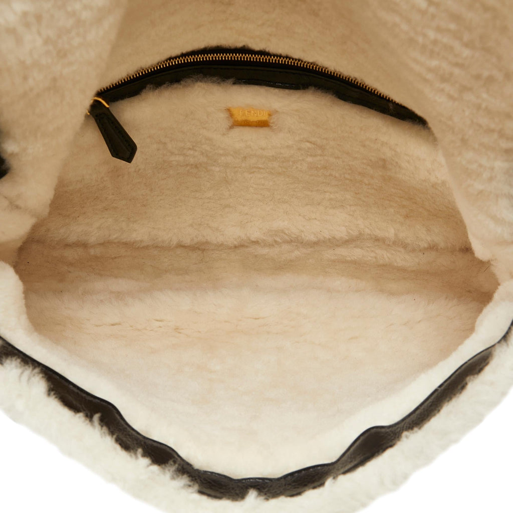 Fendi Large Shearling Baguette (SHG-Rdq63a)