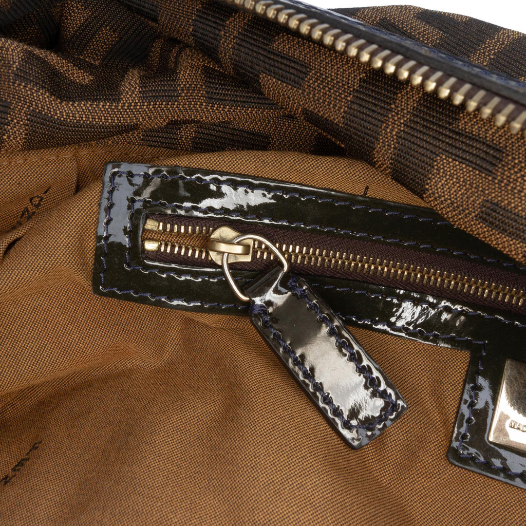 Fendi Large Zucca Canvas Chef Shoulder Bag